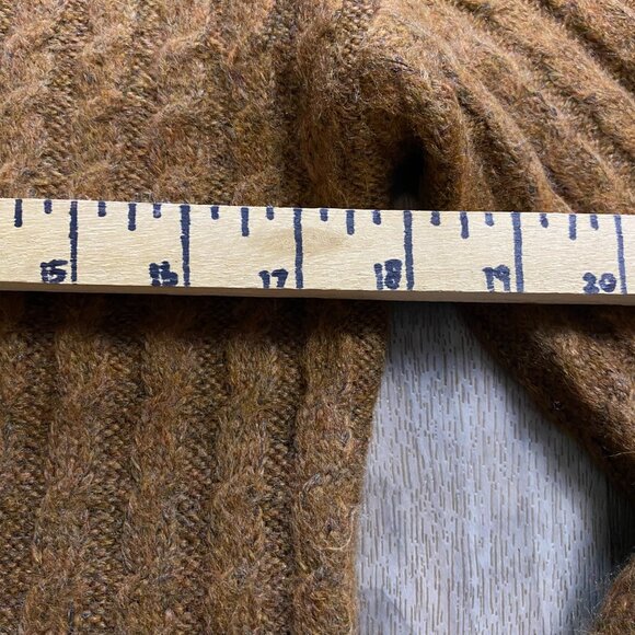 Vince Camuto Brown Cable Knit Sweater XS - Picture 4 of 6